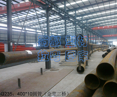 4金堂2橋450#圓管拼裝現場